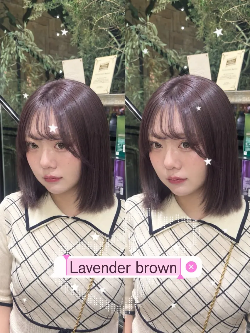 セミロング ヘアカラー ハイトーン/透明感 カイリ💕🫧のヘアスタイル