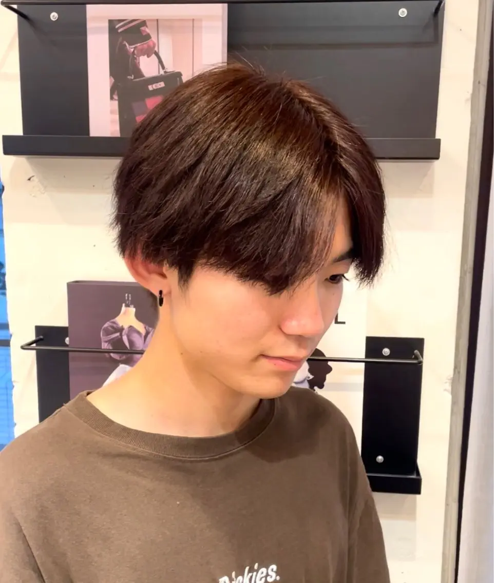 カラー メンズ 新原 陽那のヘアスタイル