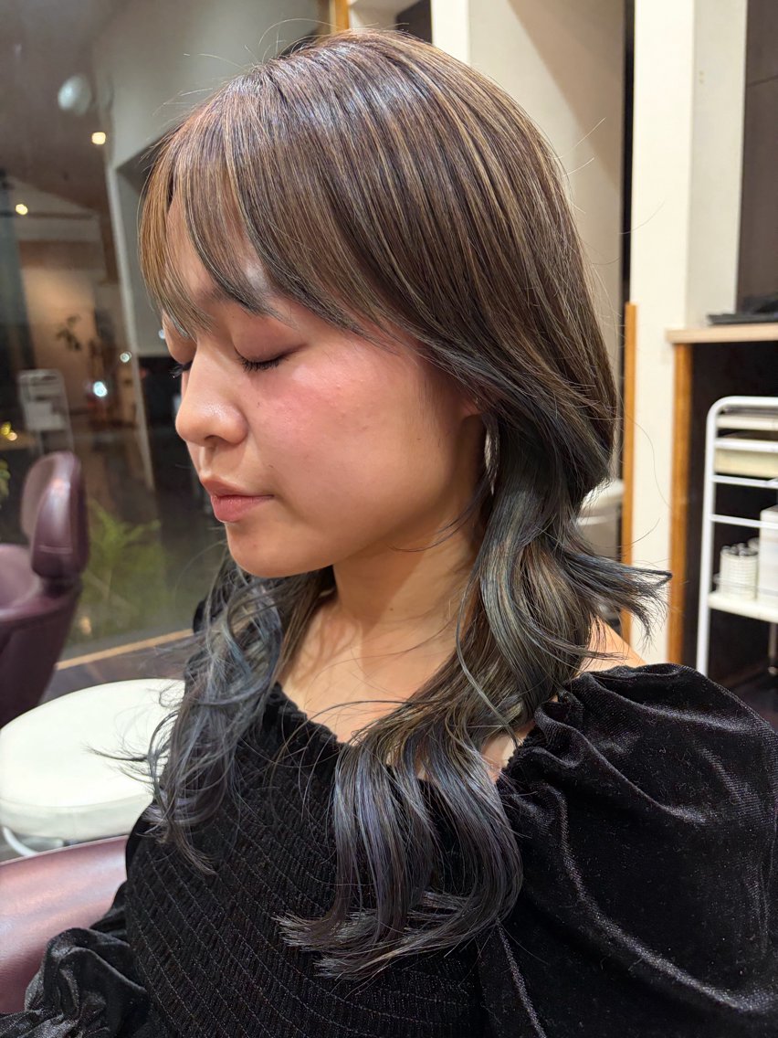 ロング カラー ヘアアレンジ カット 中村 仁哉のヘアスタイル