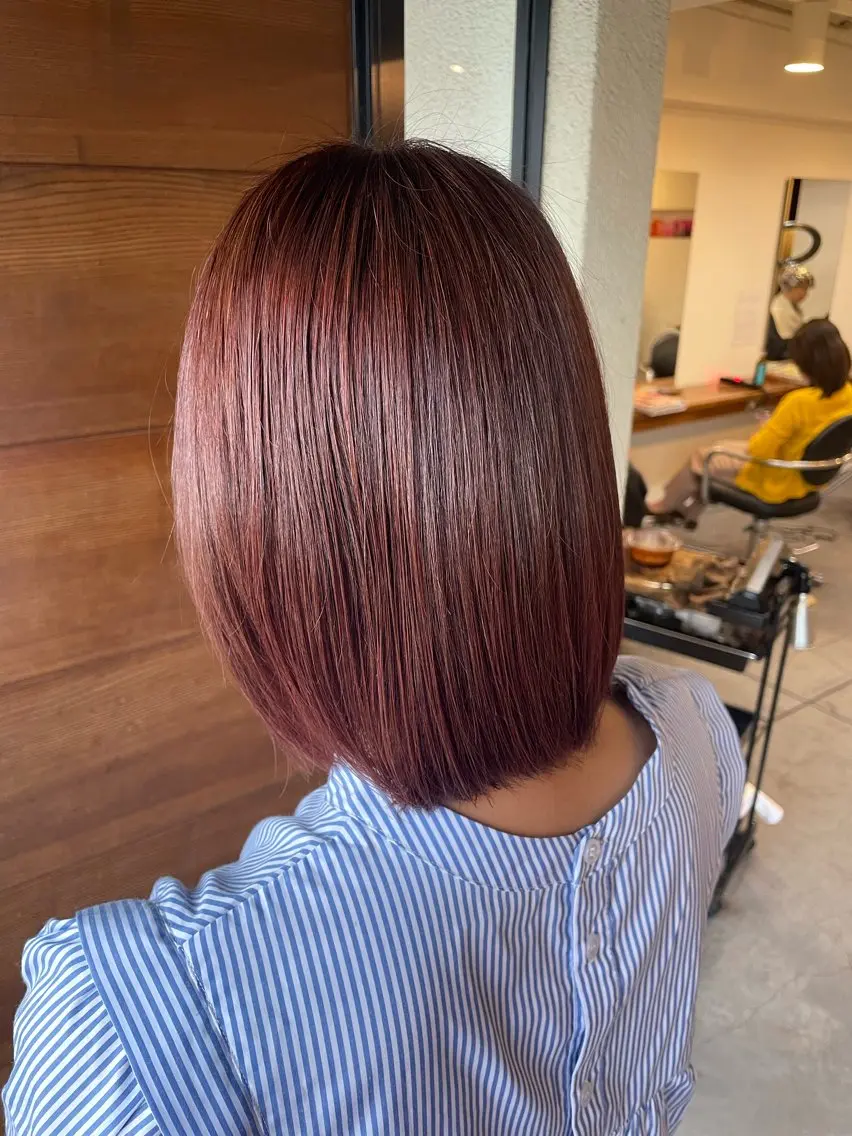 ショート カラー ヘアカラー 丸山 菜々子のヘアスタイル
