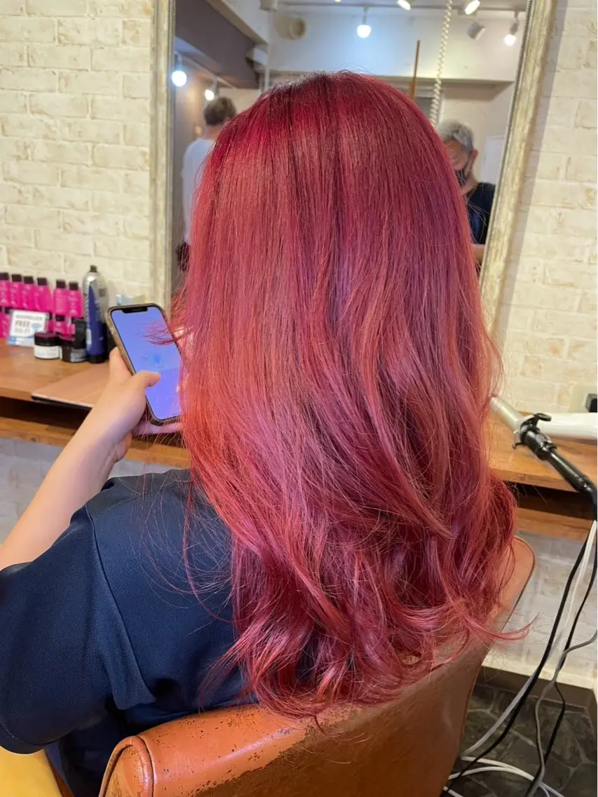カラー ✨️Shun✨️ ツヤ髪のヘアスタイル