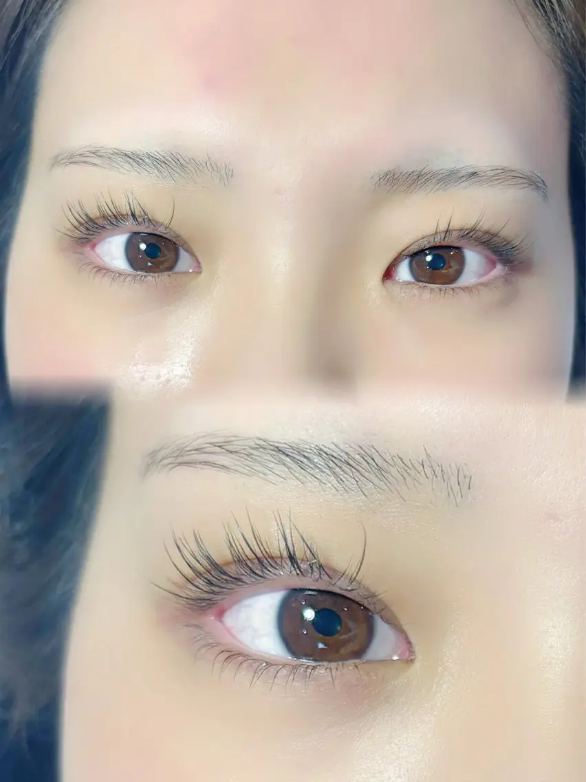 マツエク・マツパ まつげパーマ 下まつげエクステ 荒井 志音の眉毛・アイブロウイメージ