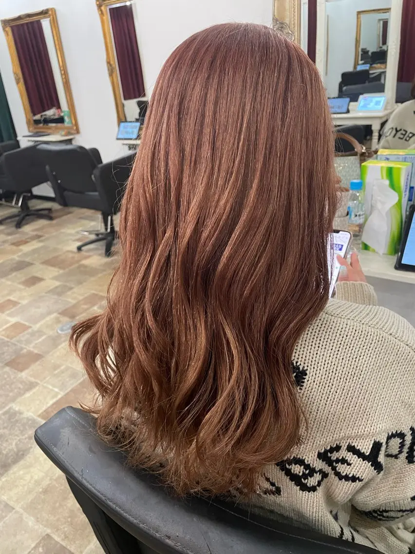 ロング カラー amphihair 高橋祐也のヘアスタイル