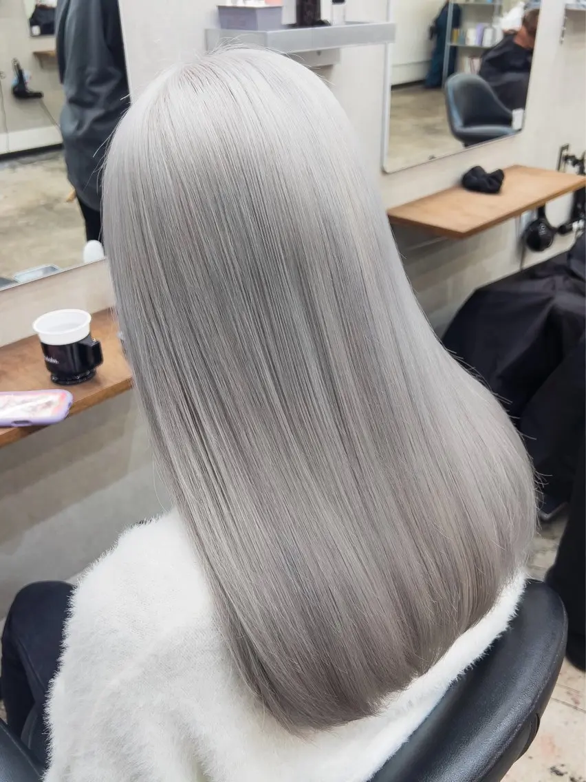 【🌈✨1回で明るくしたい方向け！】2ブリーチ＋カラーの写真