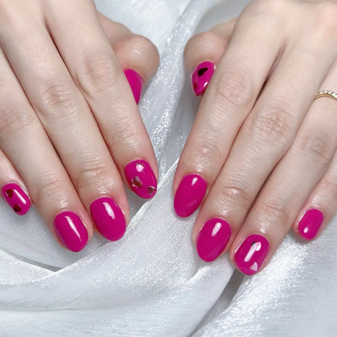 メンズ ネイル メンズ韓国風 アートネイル オーロラネイル ガーリー キラキラネイル ハンドネイル Nail salon 木にいるのネイルデザイン