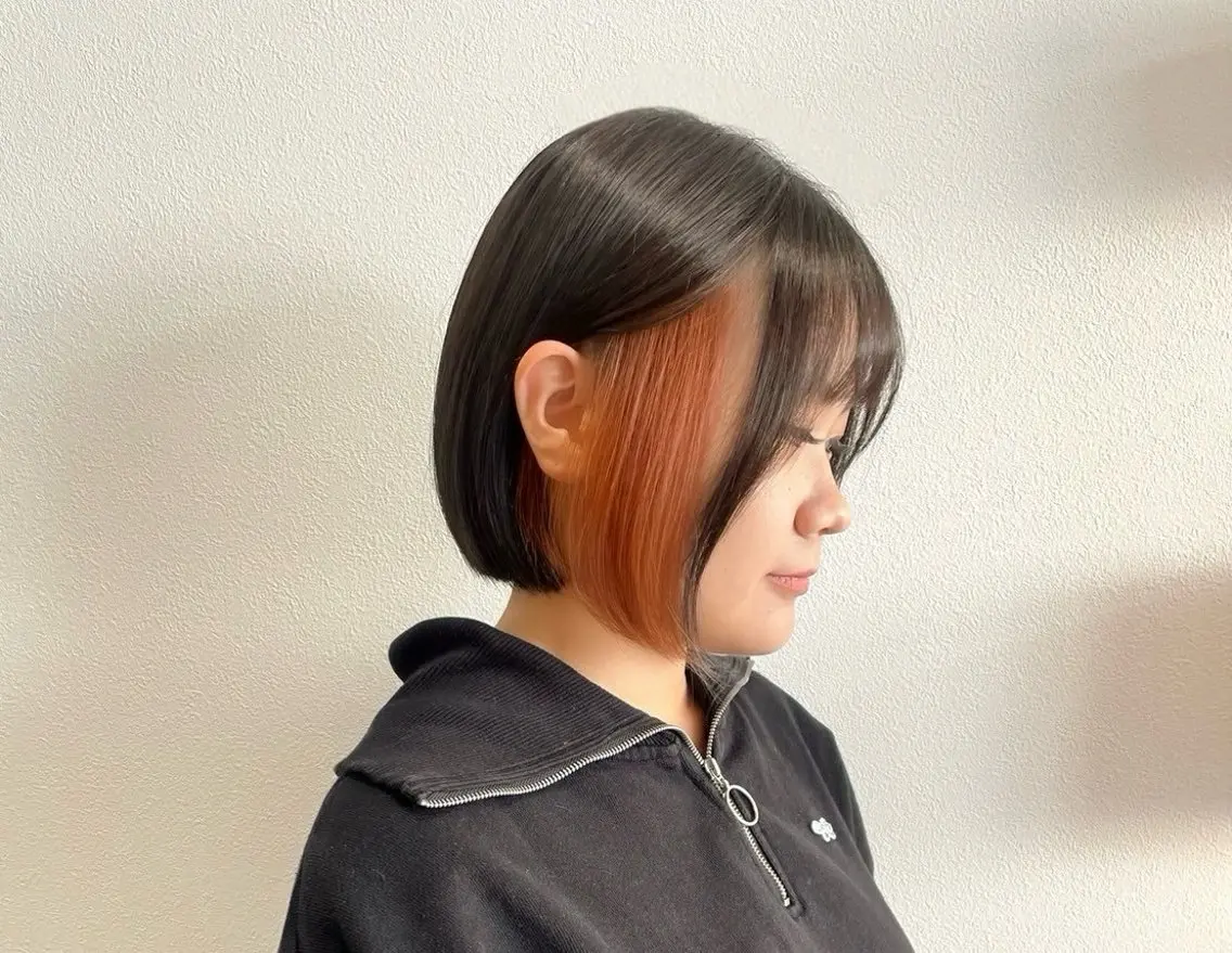 🎀さりげないおしゃれがしたい方に🌟インナーカラーでイメチェンしませんか?💖ブリーチ込みでしっかり発色✨の写真