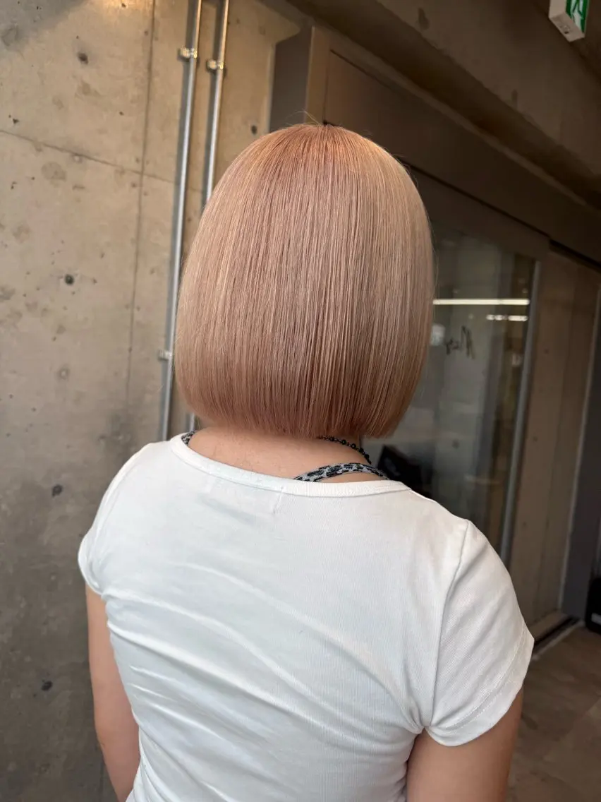 ショート カラー カット ヘアカラー トリートメント 柔め透明感血色カラー 暖色/レイヤー/ゆいのヘアスタイル
