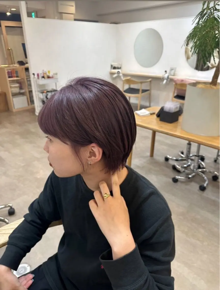 ショート ショートヘア ボブ/レイヤー ナカミネアキナのヘアスタイル