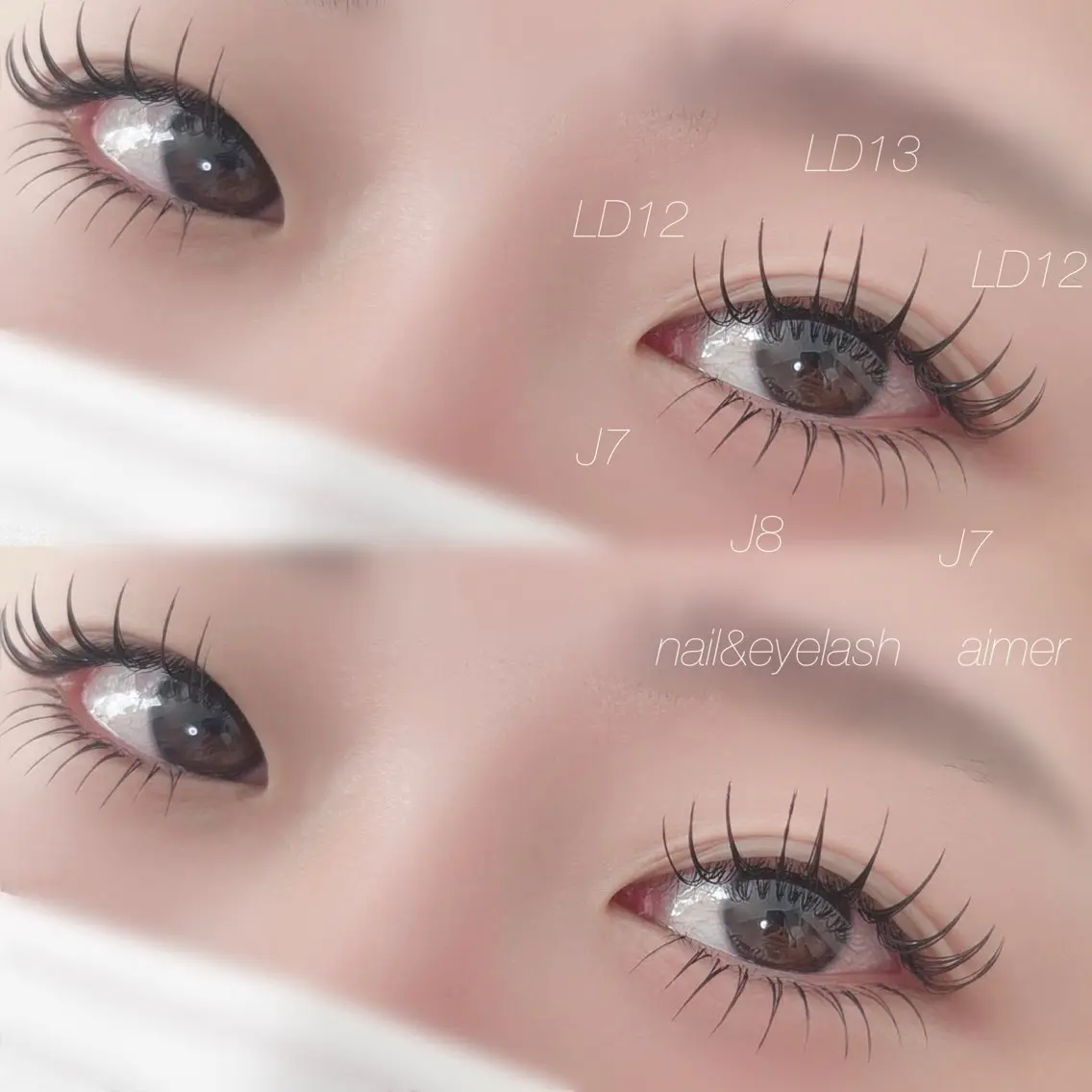 マツエク・マツパ nail&eye aimerのマツエク・マツパデザイン