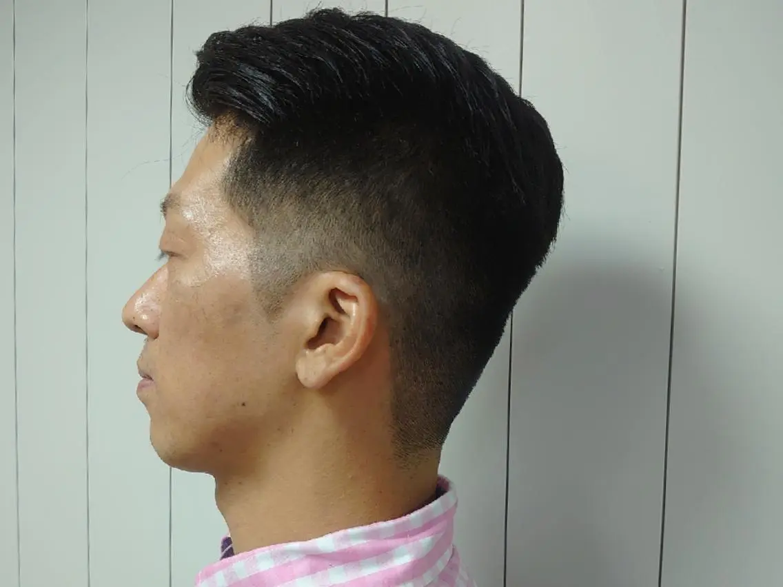 ショート メンズ 刈り上げ 細谷 華挑のヘアスタイル