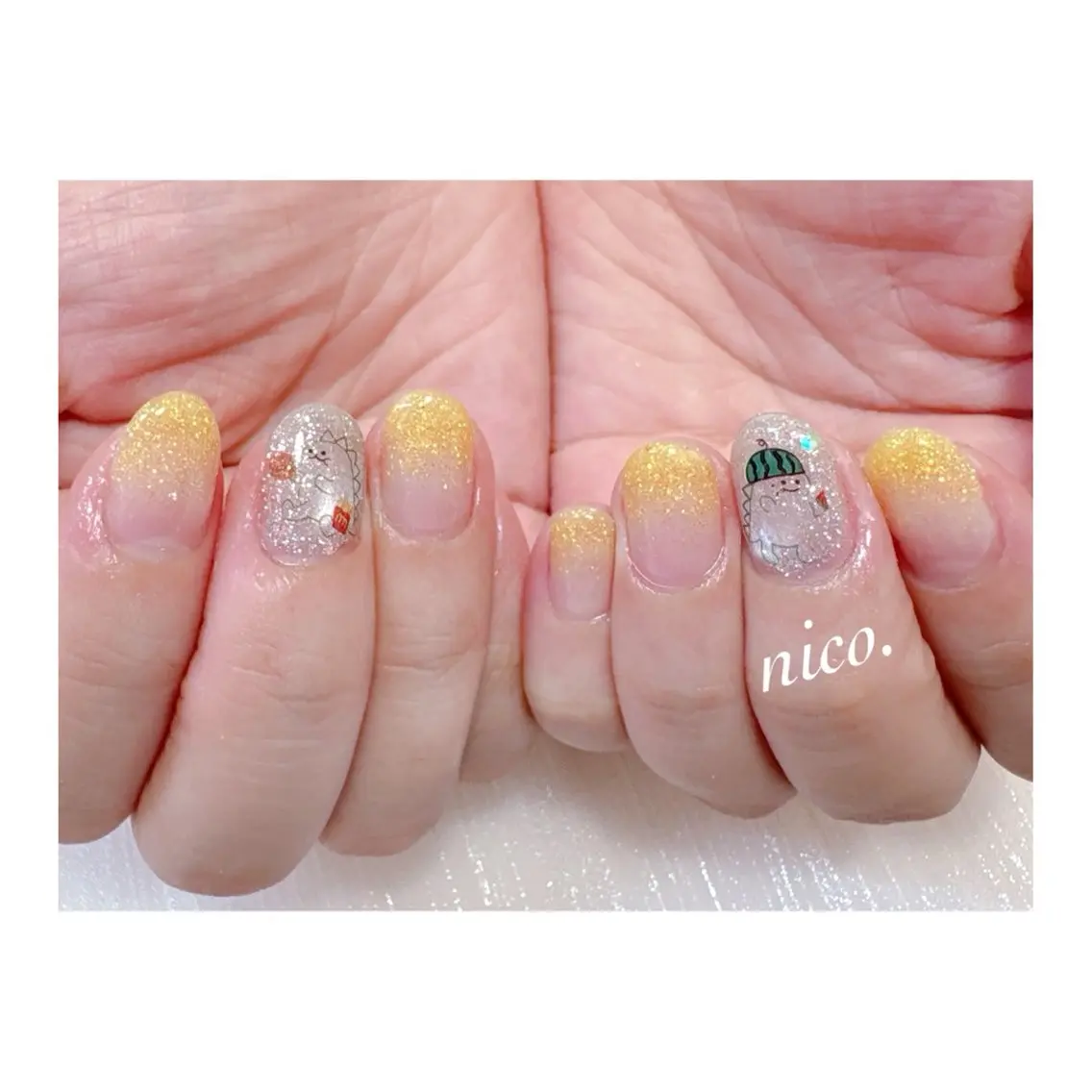 ネイル ハンドネイル フットネイル nailsalon nico.のネイルデザイン