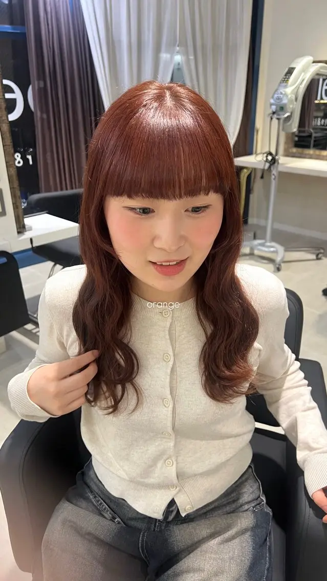 セミロング beleef mel meiのヘアスタイル