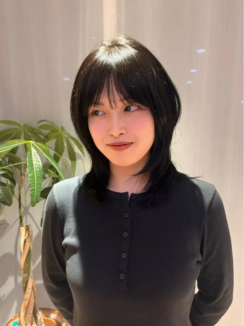 ミディアム ヘアカラー say.🫧植田 虹乃花のヘアスタイル