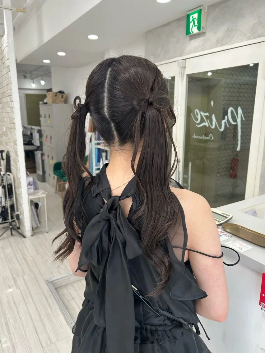 ロング ヘアセット MIHIRO🍀 ヘアメイク/レイヤーのヘアスタイル
