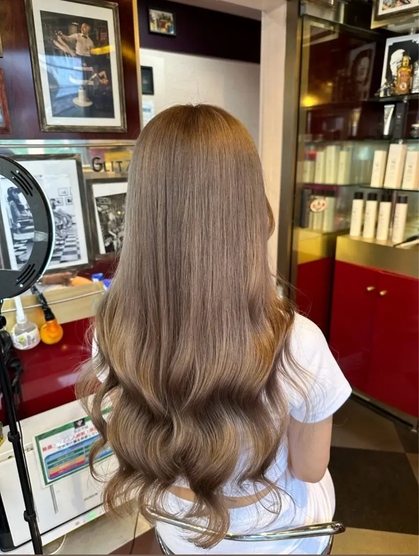 ロング カラー ヘアカラー ブリーチモデル募集 /横浜/haruのヘアスタイル