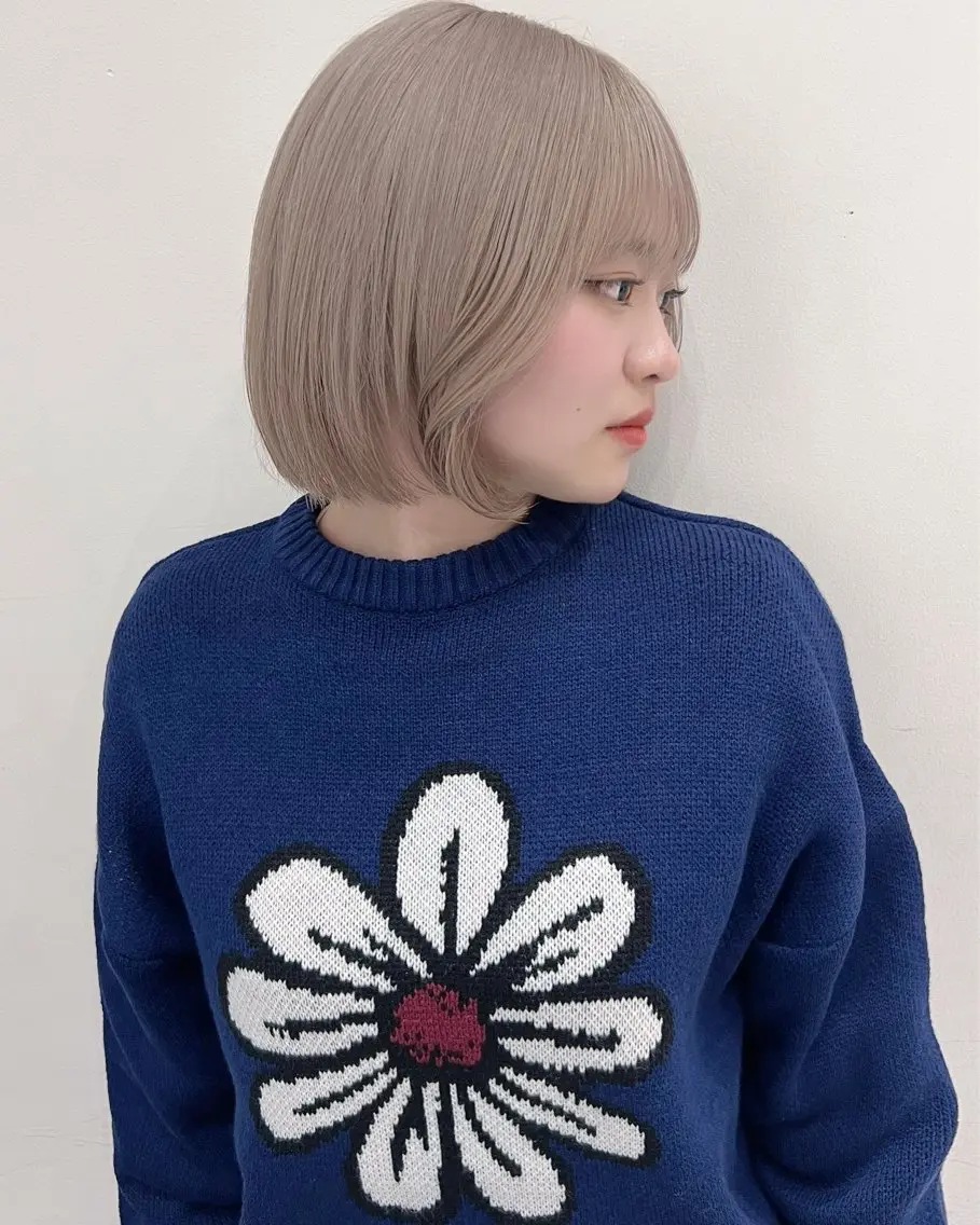 ショート 顔まわり🎀レイヤー 心斎橋【あやか】🎀のヘアスタイル