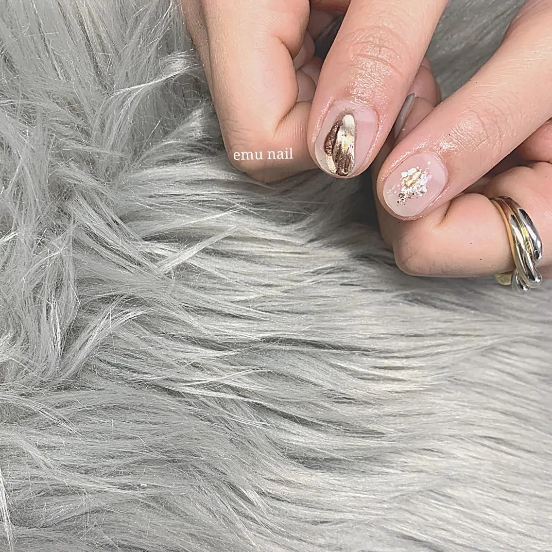 ネイル ミラーネイル emu nailのネイルデザイン