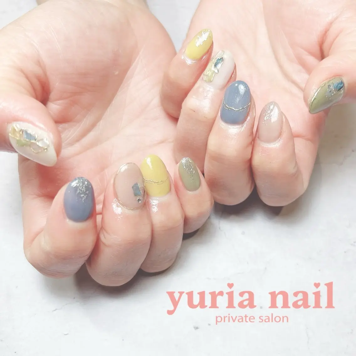 ネイル ジェルネイル ニュアンスネイル ハンドネイル 小林 ゆりあのネイルデザイン