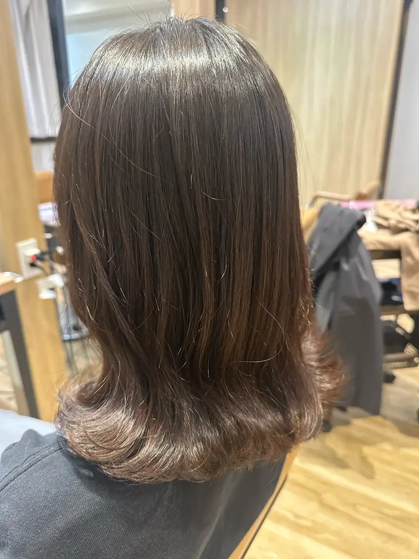 ミディアム パーマ カット パーマ トリートメント ✨✂️Nori ✂️✨のヘアスタイル
