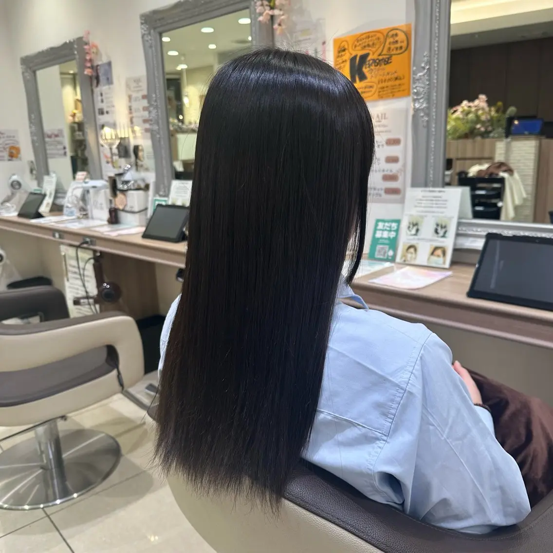 ロング パーマ Miyu🦄ash カット/まつげのヘアスタイル
