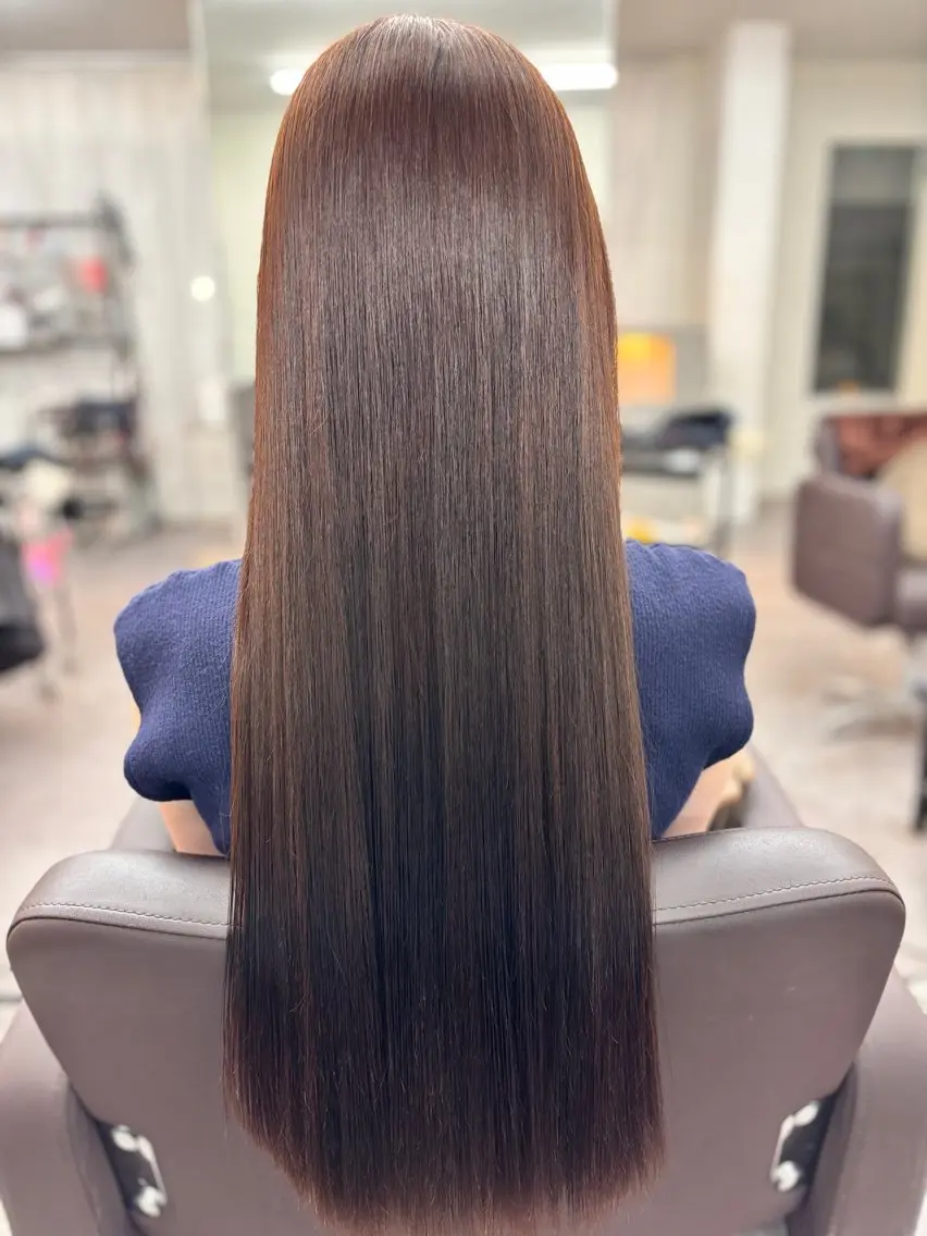 ロング カラー ヘアカラー トリートメント 【 clan 】 *.✯ANNA✯.*のヘアスタイル