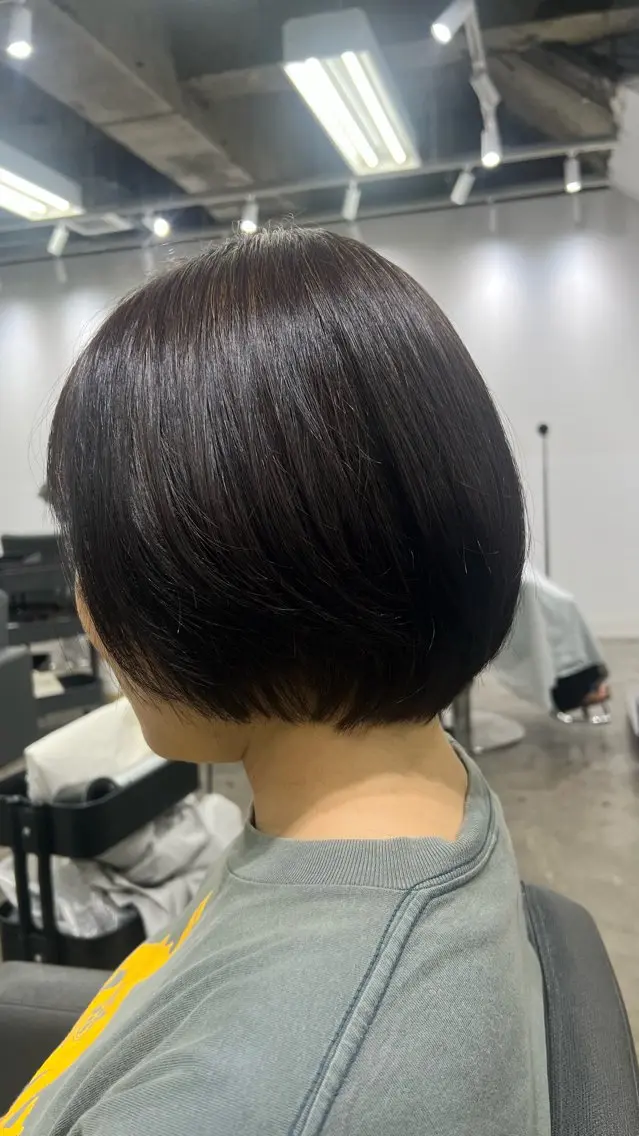 ショート ショートボブ ボブ ショートヘア 仲川 礼のヘアスタイル