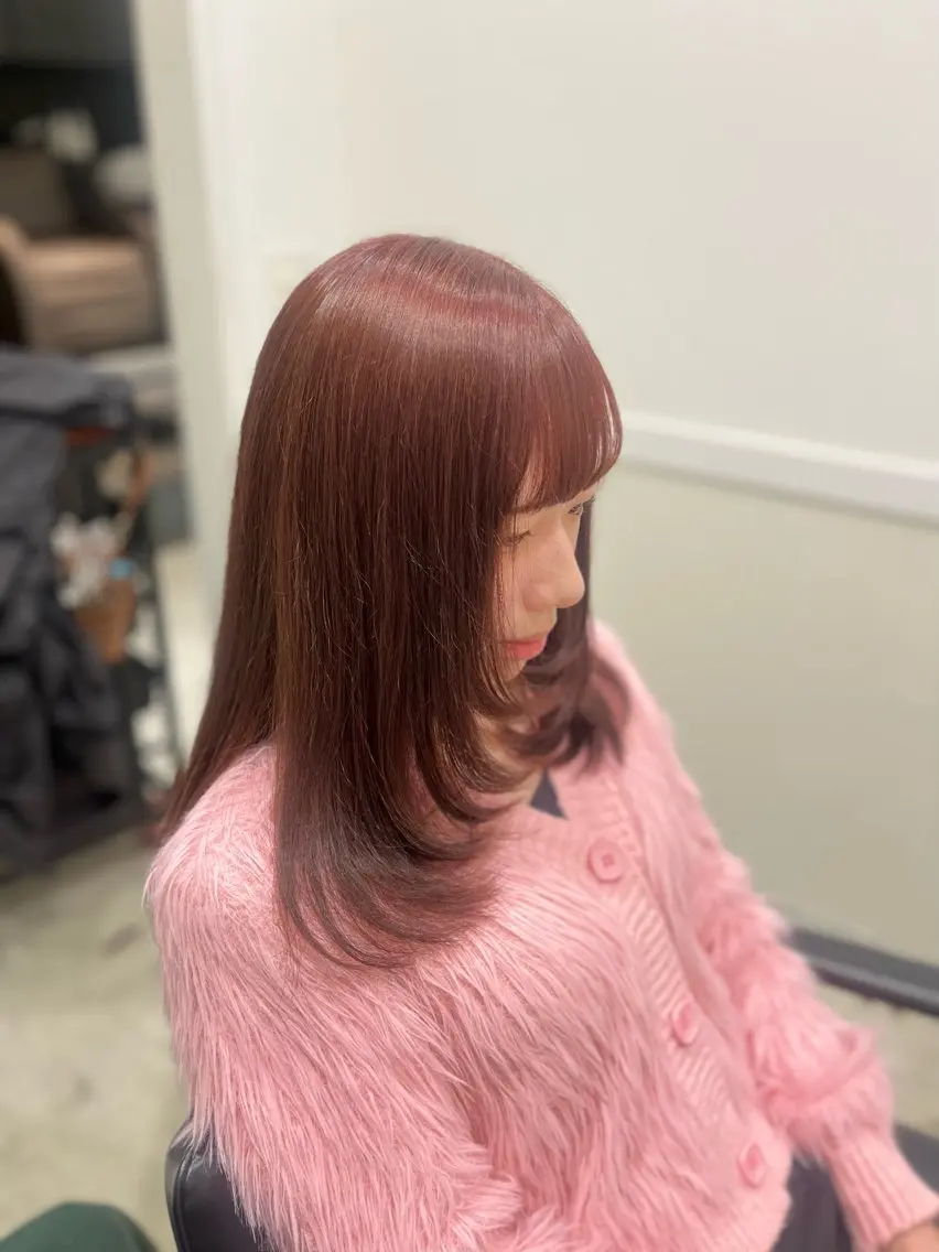 カラー ブリーチ 透明感カラー ブリーチなしカラー 髪質改善 【ただの天才 🎨】のヘアスタイル