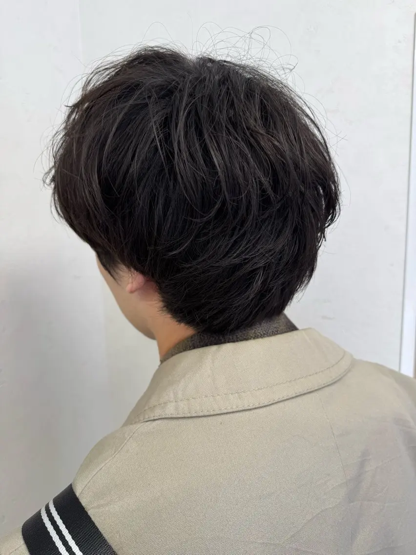 ショート メンズ カット パーマ/ハイトーン /吉田眞のヘアスタイル