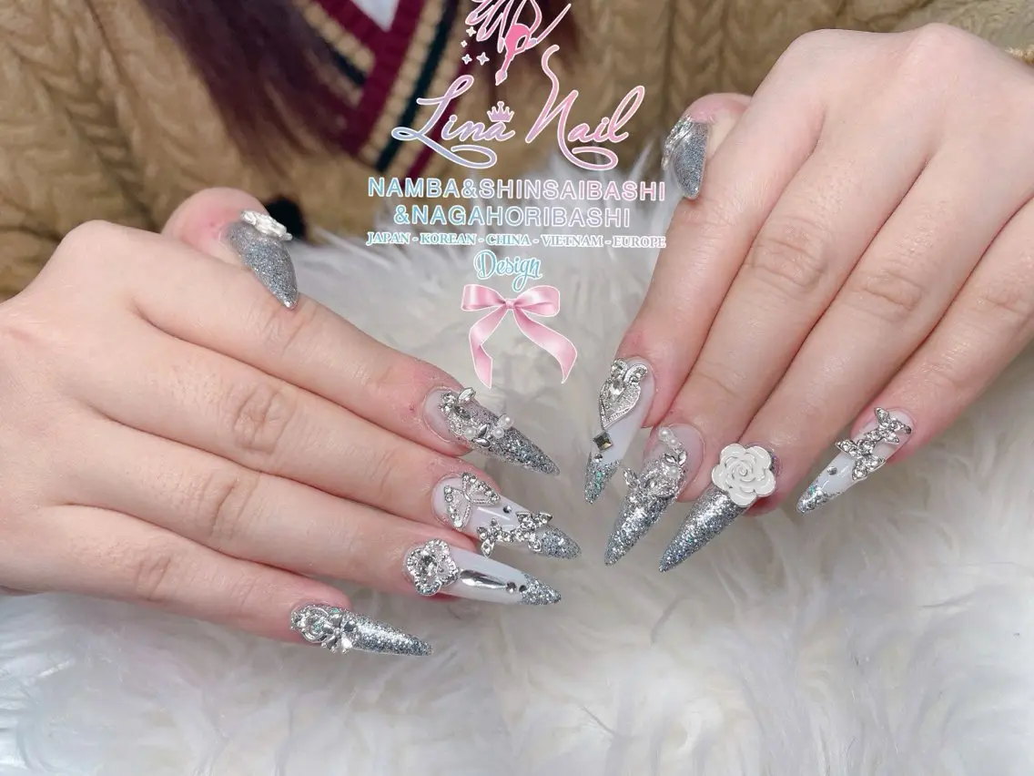 ネイル チークネイル 桜ネイル フラッシュネイル フットネイル ジェルネイル ハンドネイル リナネイル アメ村心斎橋店のネイルデザイン