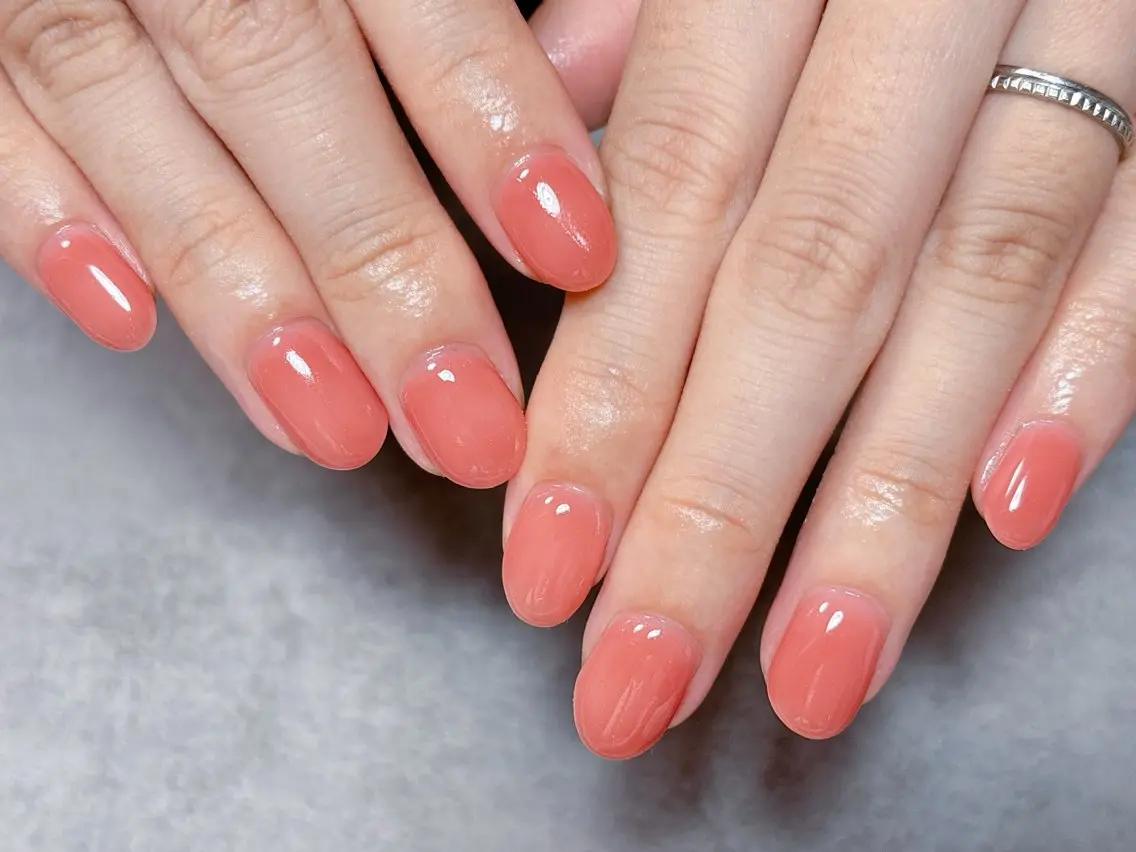 ネイル 韓国ネイル マグネットネイル ワンカラーネイル 夏ネイル ハンドネイル ハンドケア 💫ゆか_ Nailartistのネイルデザイン