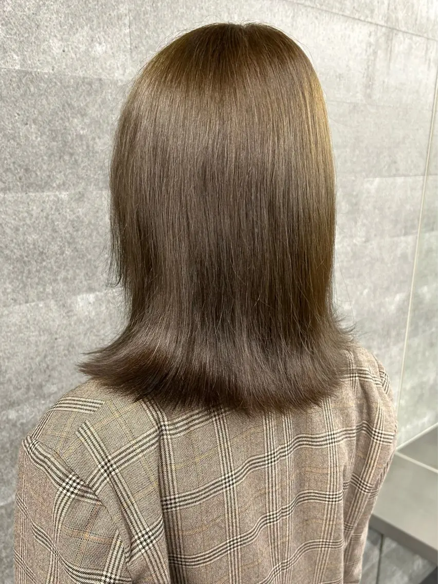 ミディアム ヘアカラー かえで🫧 カットモデル募集中のヘアスタイル