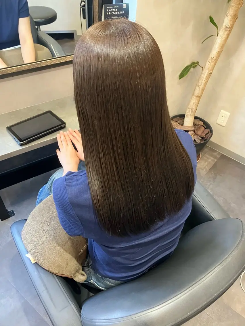 ロング カラー カット ヘアカラー 透明感カラー/ 髪質改善町田佑人のヘアスタイル