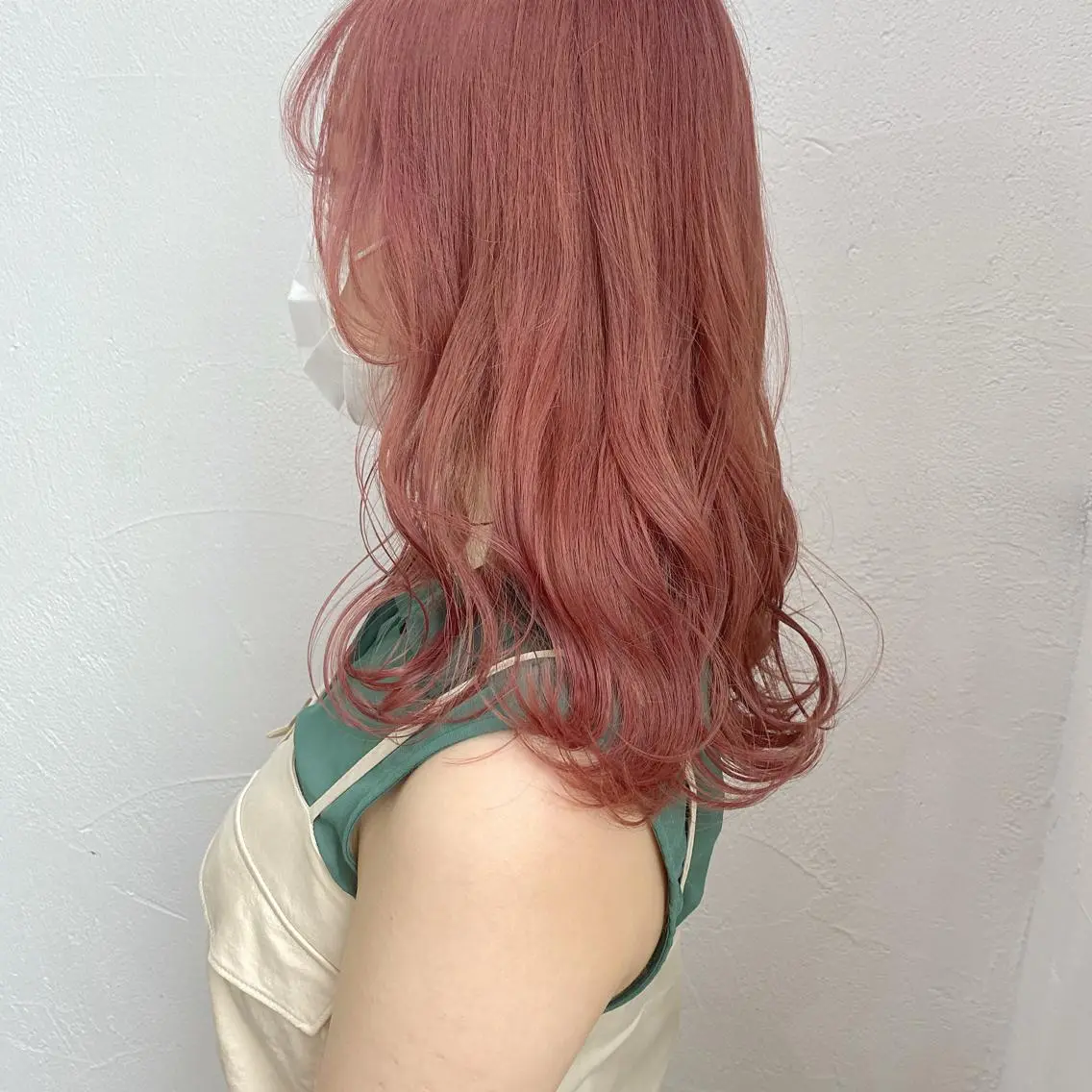 セミロング カラー ヘアアレンジ 榎園 由美のヘアスタイル