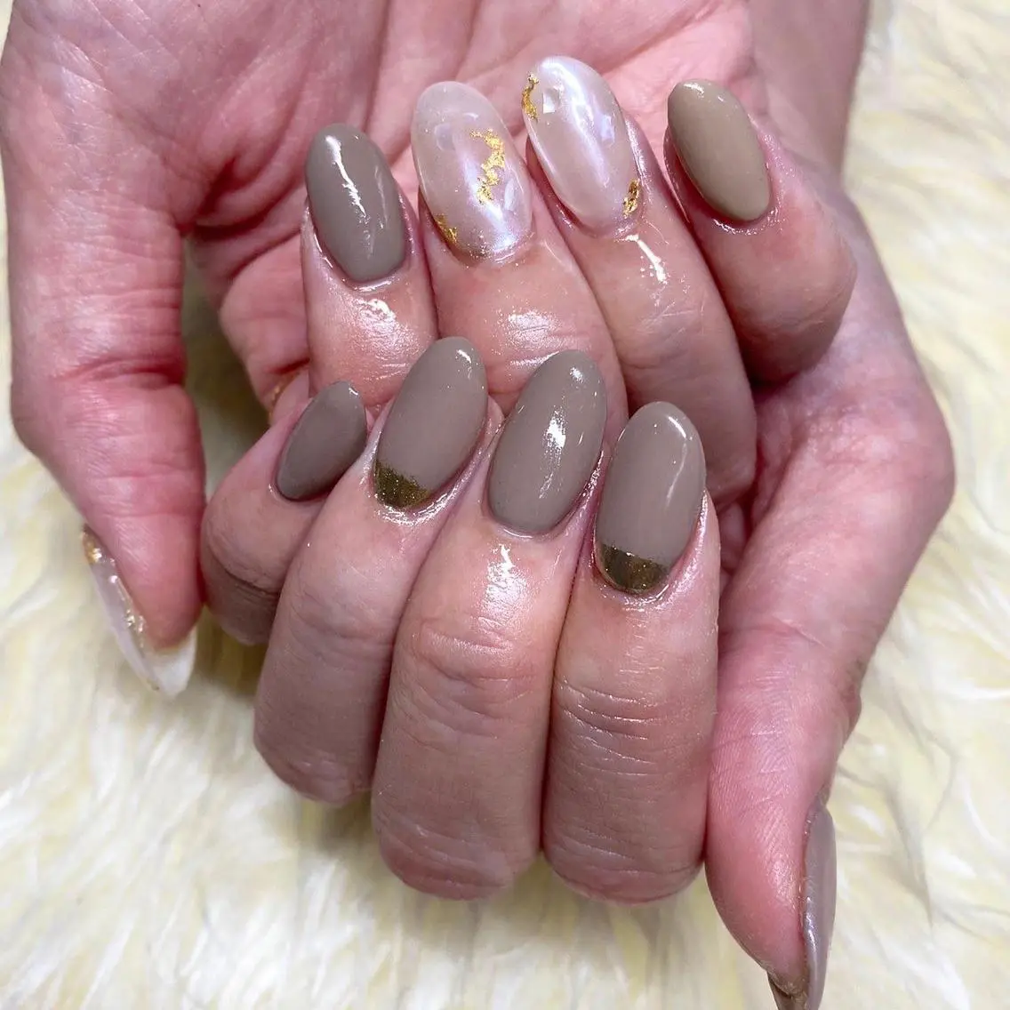 ネイル ニュアンスネイル ハンドネイル Nail&eye Belire 新宿のネイルデザイン