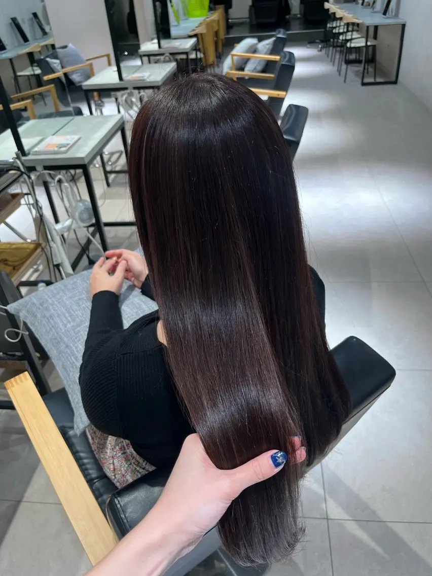 ロング カラー ブラウンカラー ピンクカラー ピンクブラウン manami/ ハッシュレイヤーのヘアスタイル