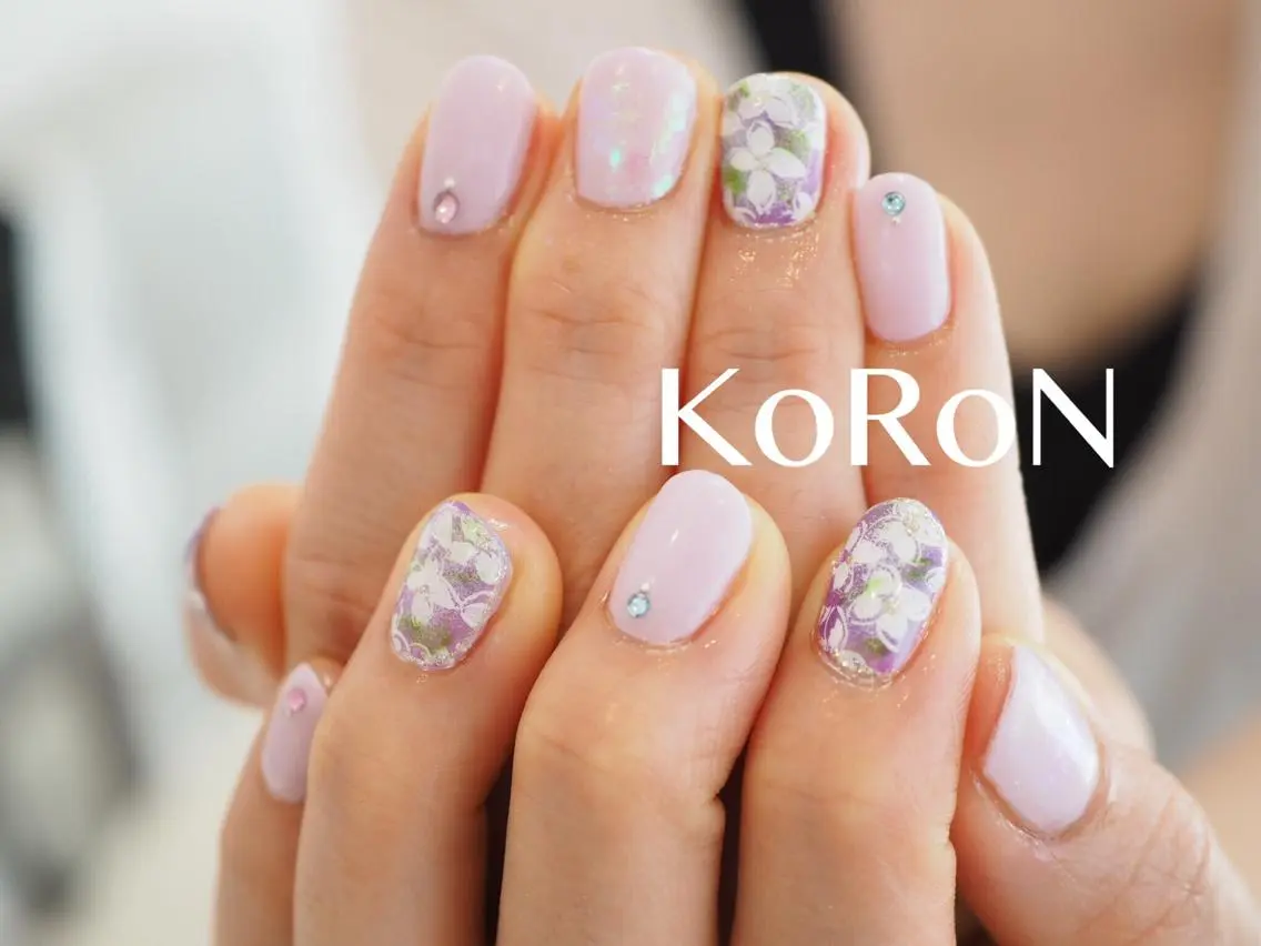 ネイル ハンドネイル 自宅サロン鎌倉 KORONのネイルデザイン