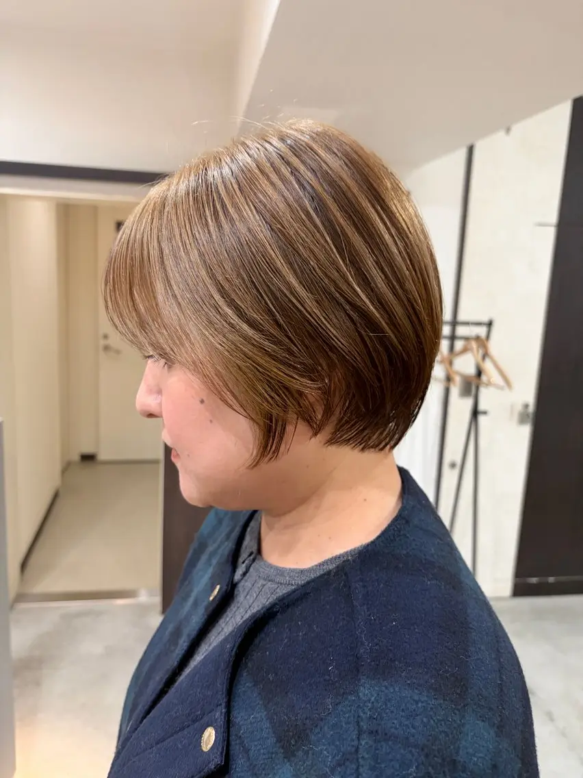 ショート カット ヘアカラー トリートメント お悩み改善 美容師✂鷲田竜也のヘアスタイル