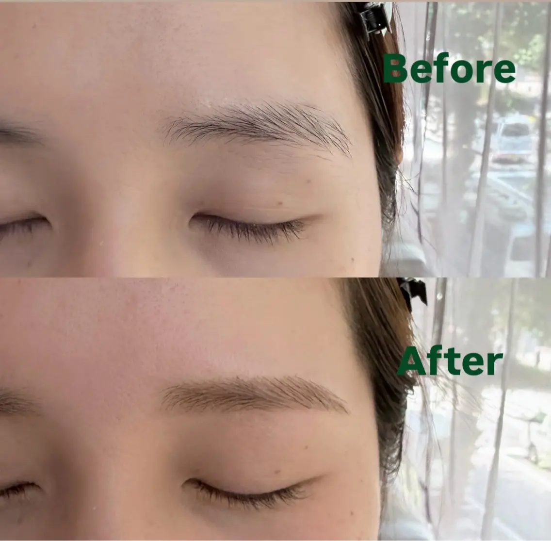 ✨👑眉毛スタイリングWAX👑✨(眉毛デザイン、脱毛、眉カット、間引き、メイクが含まれます)の写真