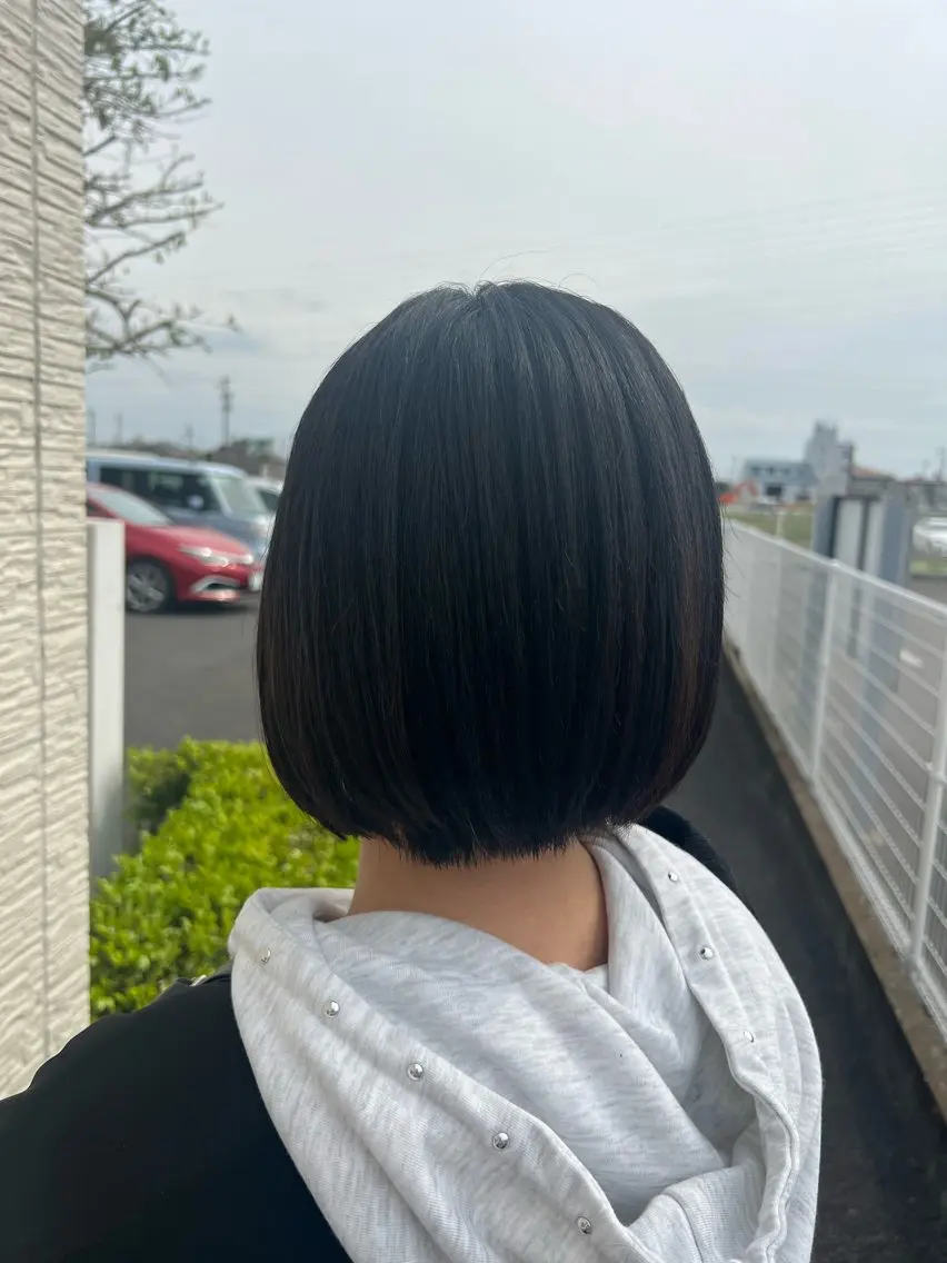 ショート ボブ カット cyan Amiのヘアスタイル