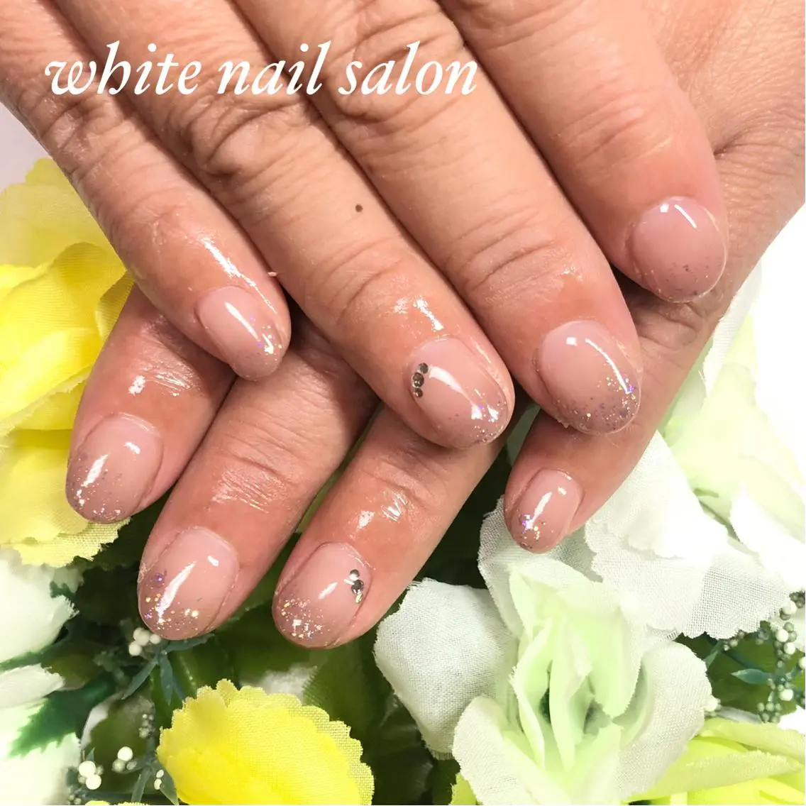 ネイル アートネイル フットネイル フレンチネイル ジェルネイル ハードジェル ハンドネイル white nail salonのネイルデザイン