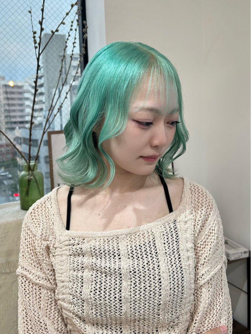ショート カラー ヘアカラー トリートメント 🥀YUIHA🥀 テザインカラー♥のヘアスタイル