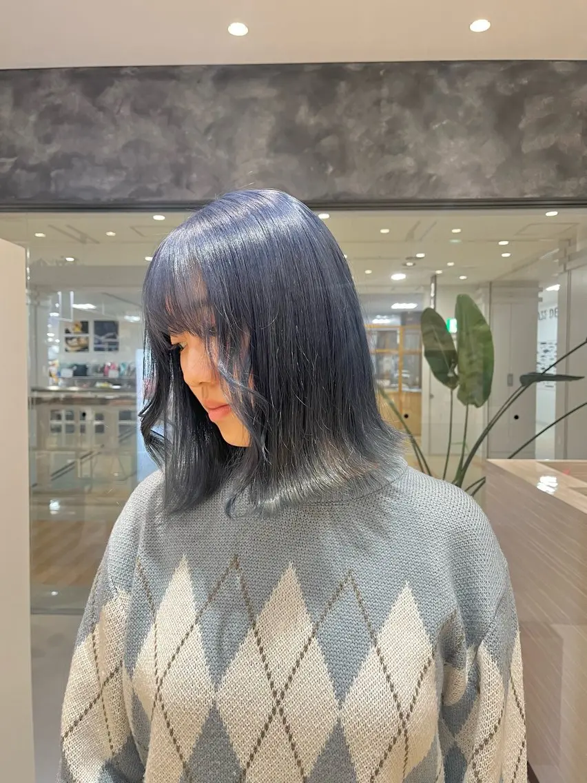 ミディアム アッシュ 暖色カラー・メンズ 🫧Harukaのヘアスタイル