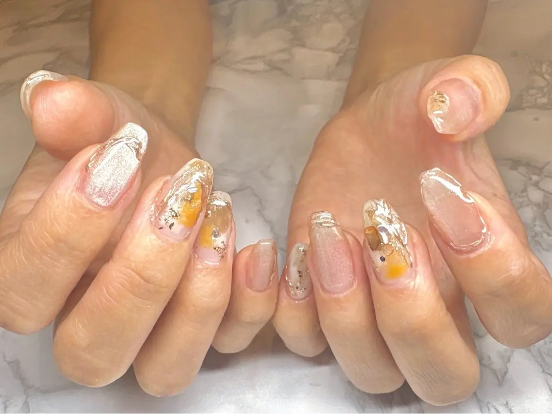 ネイル ニュアンスネイル ハンドネイル nailsalon Jennyのネイルデザイン