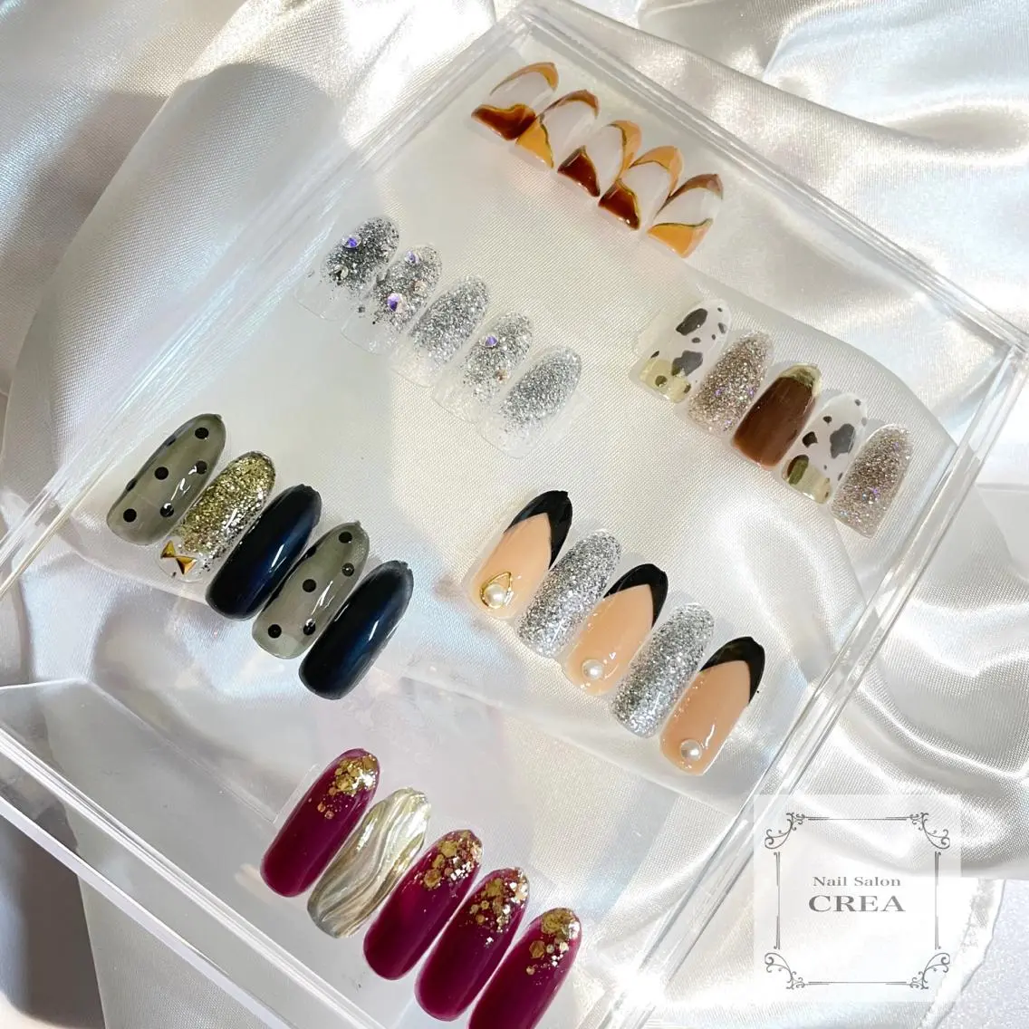 ネイル スカルプネイル ハンドネイル NailSalon CREAのネイルデザイン