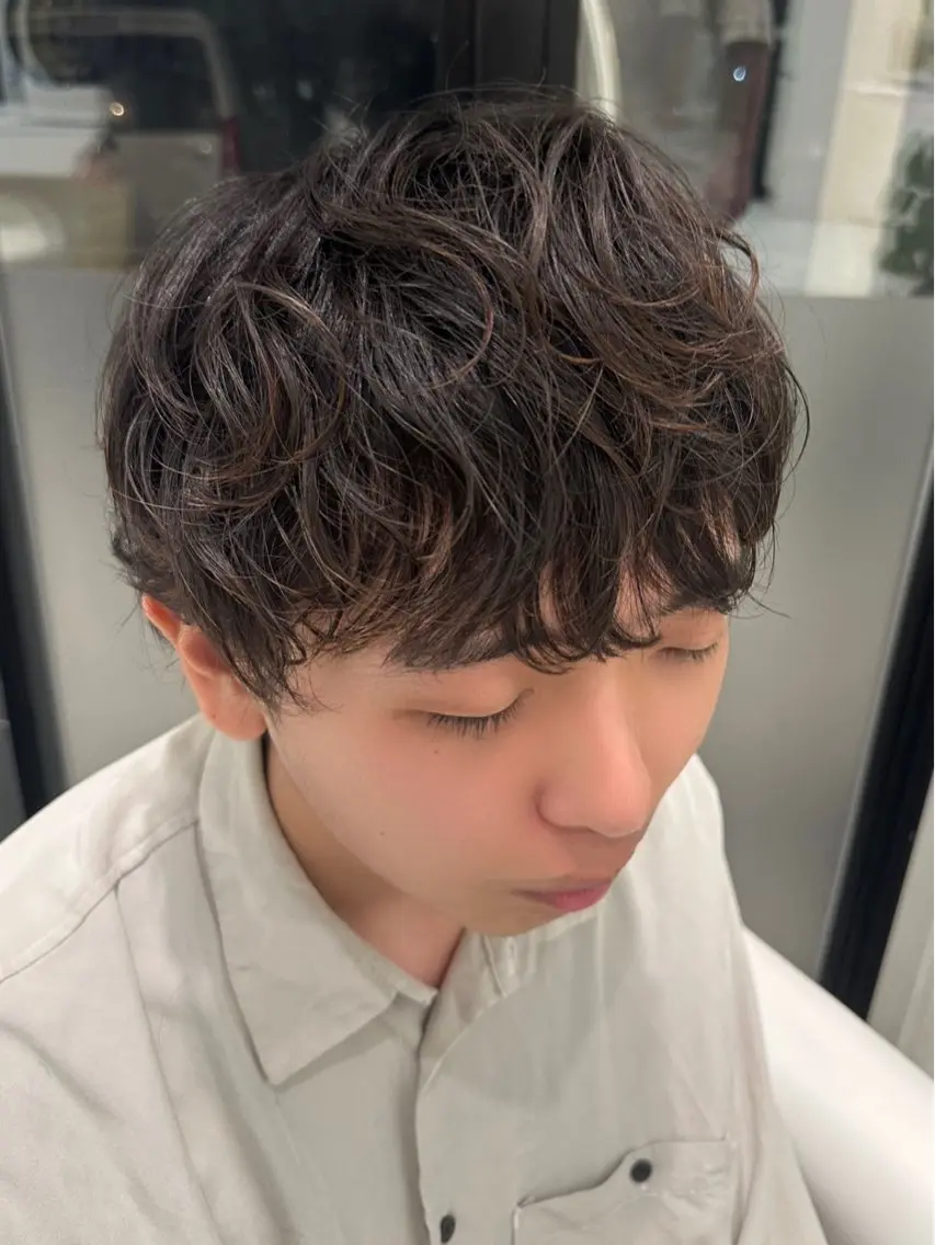 パーマ メンズ メンズパーマ×清潔感 金田恭平のヘアスタイル