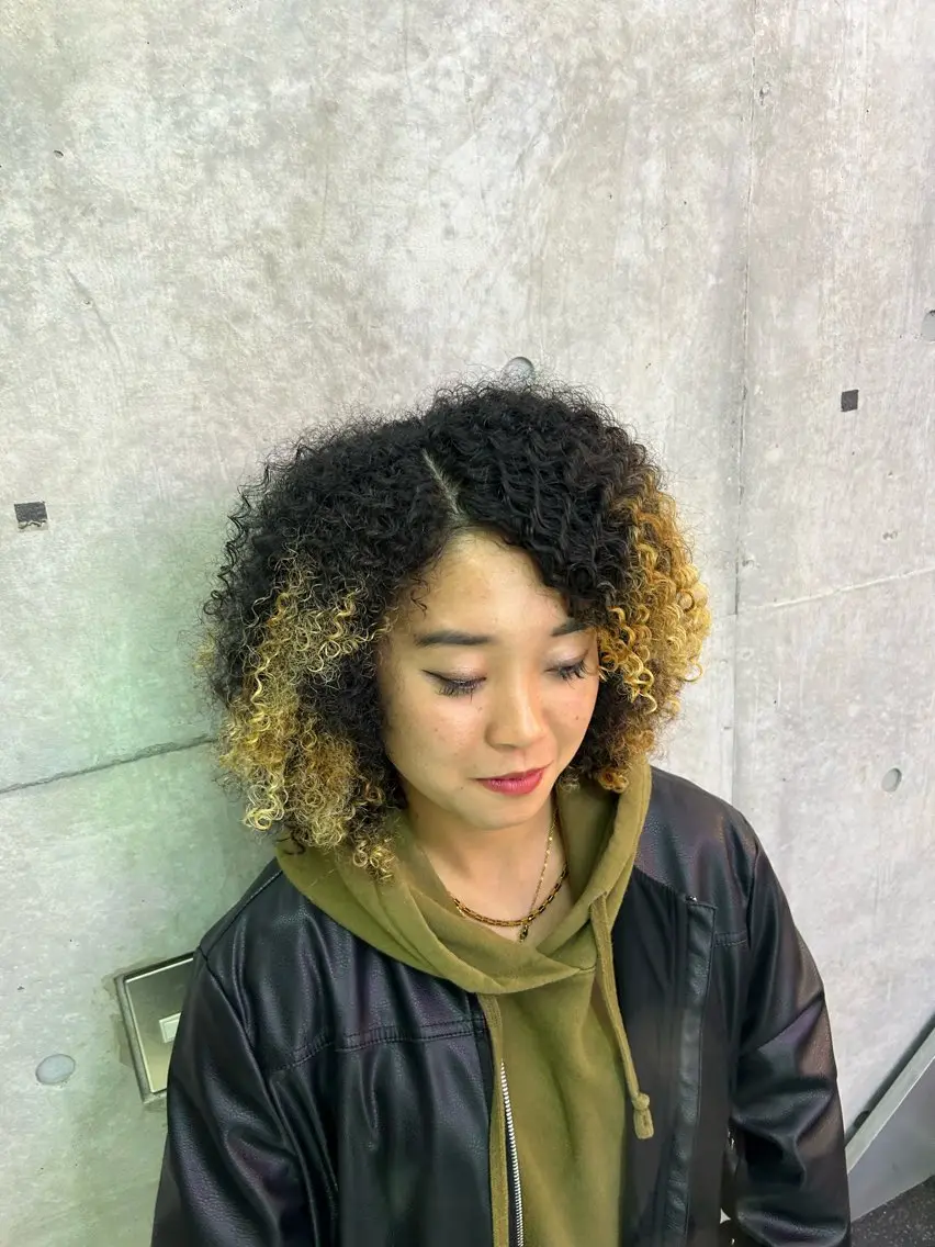 ミディアム パーマ HARURU🪮✨ ブレイズ海外ヘアのヘアスタイル