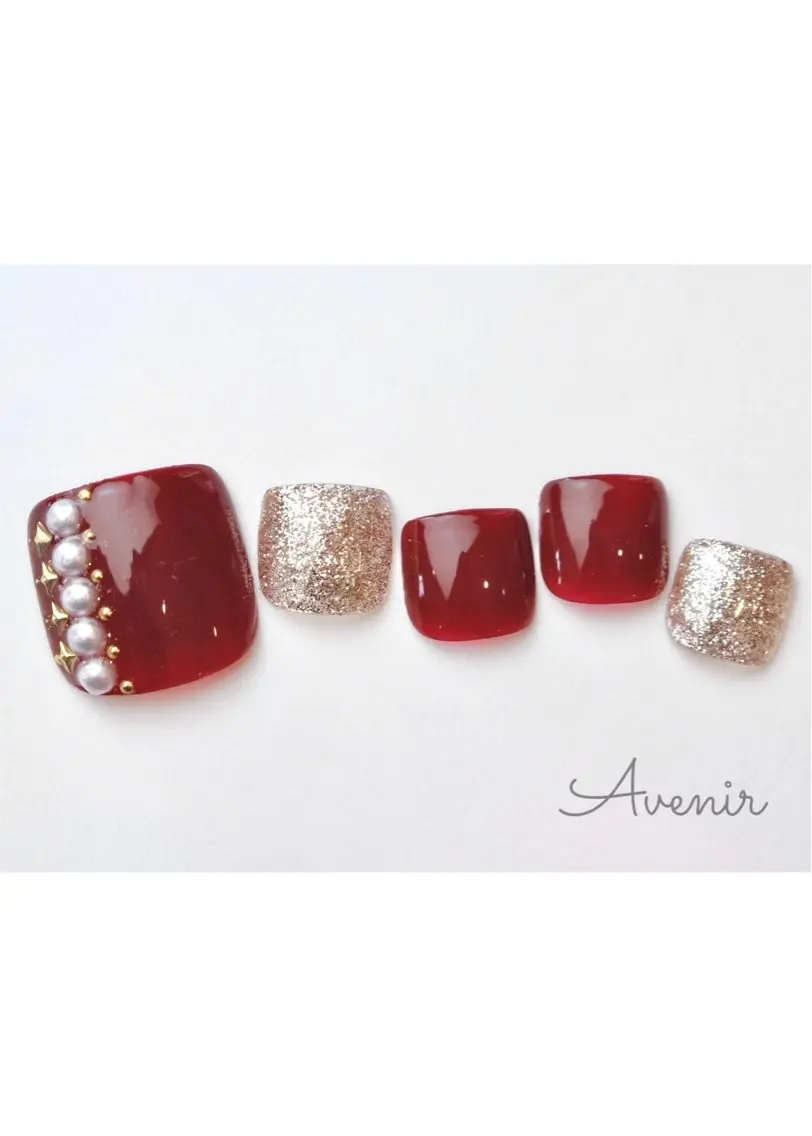 ネイル フットネイル Avenir 表参道 nail&eye予約のネイルデザイン