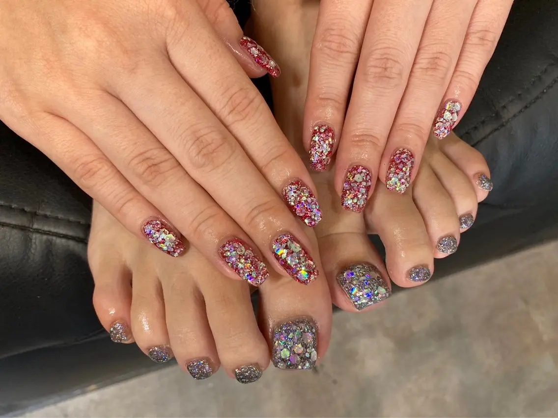 ネイル ハンドネイル フットネイル 9CLOUDNAIL 沖縄市自宅サロンのネイルデザイン