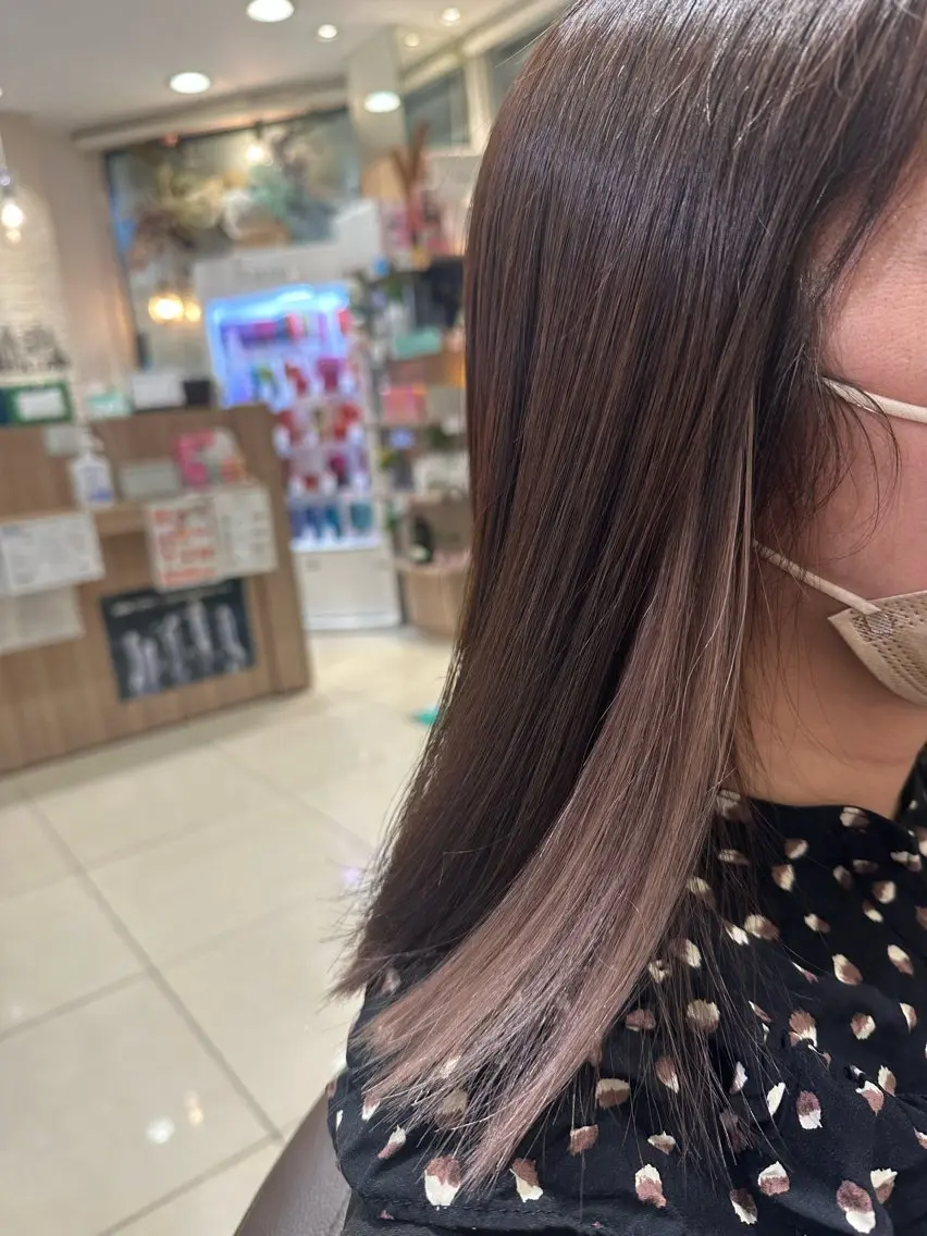 ロング エクステ Miyu🦄ash カット/まつげのヘアスタイル