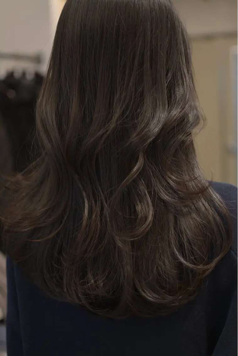 セミロング カット ヘアカラー トリートメント レイヤー/メンズ /佐藤あいら🧳👔のヘアスタイル